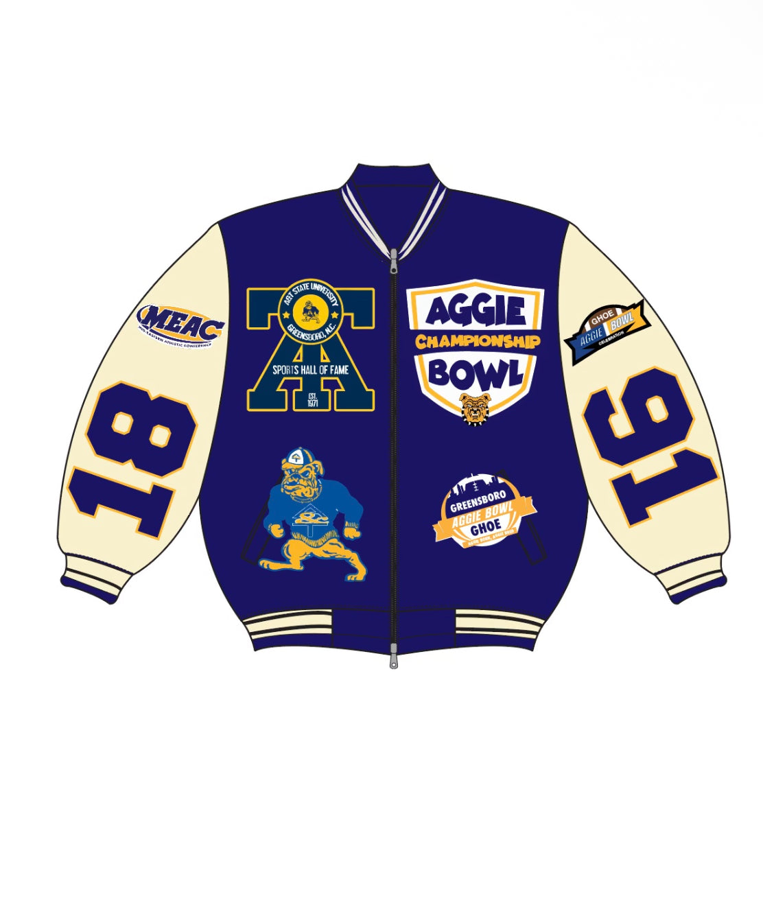 NCAT AGGIE BOWL VARSITY JACKET