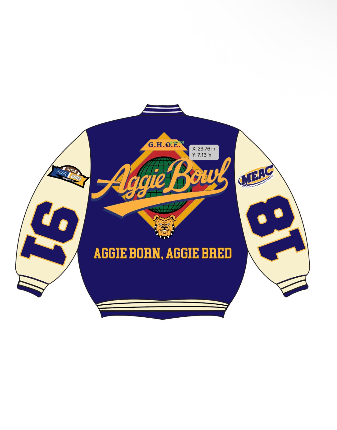 NCAT AGGIE BOWL VARSITY JACKET